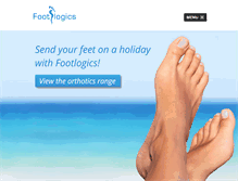 Tablet Screenshot of footlogics.com.au