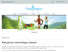 Tablet Screenshot of footlogics.co.nz